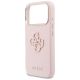 6. Etui Guess FW Resin Logo na iPhone 17 Pro - różowe