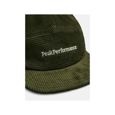 3. Czapka PEAK PERFORMANCE Cord Cap kolor zielony