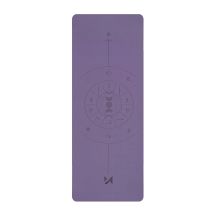 Mata do ćwiczeń Wozinsky WNSP-NKP 183 x 61 x 0,5 cm do jogi i gimnastyki z naturalnego kauczuku - fioletowa