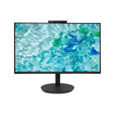 9. Acer Vero CB242YD6bmiprcx, 23.8'' FHD (1920x1080) IPS, ZeroFrame, 120Hz, 1ms(VRB), 250nits, VGA, HDMI, DP, Speakers, Audio In/Out, Adj.WebCam 5M/Mic array, AdaptiveSync, Energy Efficiency Class B, TCO Black, 3Y