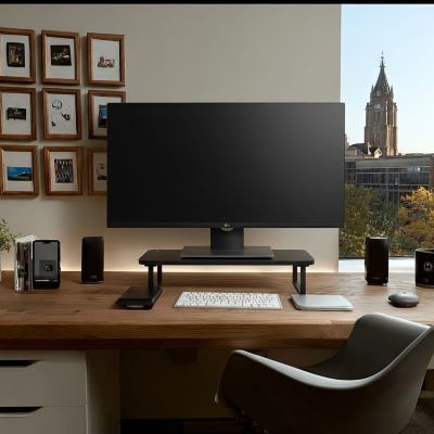 13. MACLEAN PODSTAWKA POD MONITOR/ LAPTOP, MAX. 20KG, (500X260X122MM), MC-933 MC-933