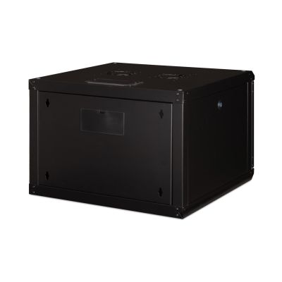 2. Digitus Szafa sieciowa wisząca Unique 19" 7U rack 600x600, drzwi szyba, czarny, niedzielona, złożona, 100kg
