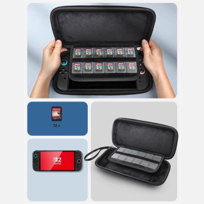 2. Etui Supcase Carrying Mini na Nintendo Switch 2 - czarne