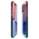 9. Etui Spigen Liquid Crystal na iPhone 15 Pro - różowo-niebieskie