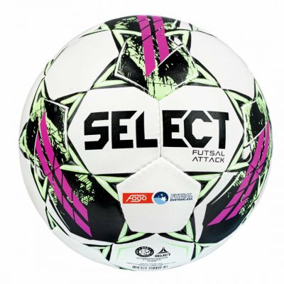 2. Piłka halowa SELECT Futsal Attack FOGO Ekstraklasa biała