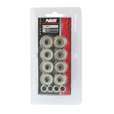 12. ABEC-7 CHROME ŁOŻYSKA (8 szt.) NILS EXTREME