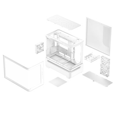 14. Obudowa ASUS PRIME AP202 TG ARGB WHITE