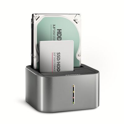 11. Stacja dokująca AXAGON ADSA-DC USB3.2 Gen1 - 2x SATA 6G CLONE DUAL HDD ASMedia