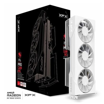 9. Karta graf. XFX SWIFT RX 9060XT OC White 3-FAN 16GB