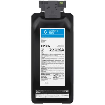 4. Epson SJIC48P-C nabój z tuszem 1 szt. Oryginalny Cyjan