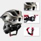 8. Kask rowerowy Rockbros TT-32SBTG-S dziecięcy z odpinaną szczęką rozmiar S - szary