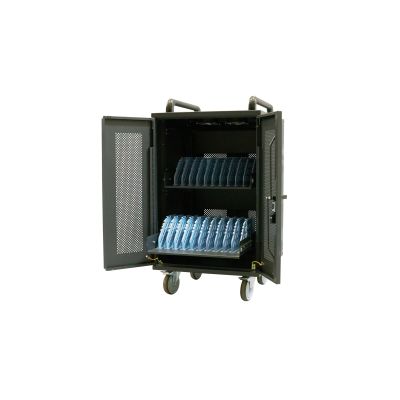 7. Avtek International Avtek Charging Cart 20 Przenośna szafa do zarządzania urządzeniami Czarny