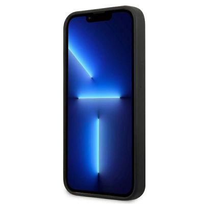 5. Etui Karl Lagerfeld Silicone Plaque na iPhone 13 mini - czarne