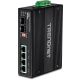 2. Przełącznik TRENDnet TI-UPG62 - Niezarządzalny - 4 x 10/100/1000 (PoE+) + 2 x Gigabit SFP - Możliwość montażu na szynie DIN, Montaż na ścianie - PoE+ (240W) - DC