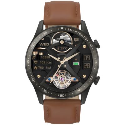 7. Smartwatch Gravity Czarny 2 Paski GT10-4