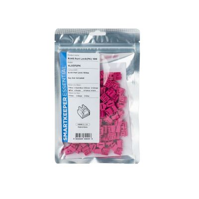 Smartkeeper NL03P2PK bloker portów Blokada portu RJ-45 Różowy 1 szt.