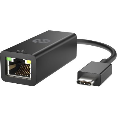 2. Przejściówka HP USB-C to RJ45 Adapter G2 czarna 4Z534AA