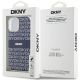 8. Etui DKNY IML Mono & Stripe MagSafe na iPhone 15 / 14 / 13 - niebieskie