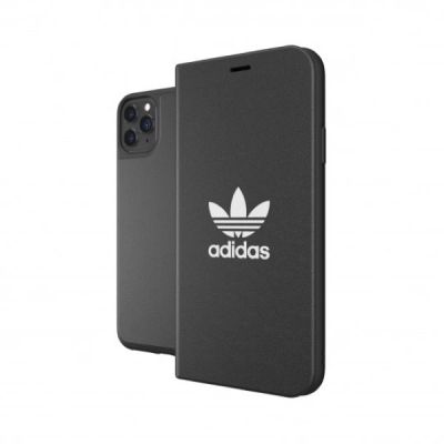 6. Etui Adidas OR Booklet Case Basic na iPhone 11 Pro Max - czarno-białe
