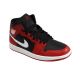 3. Buty męskie do koszykówki Air Jordan 1 Mid Black/Gym Red/White - DQ8426-061
