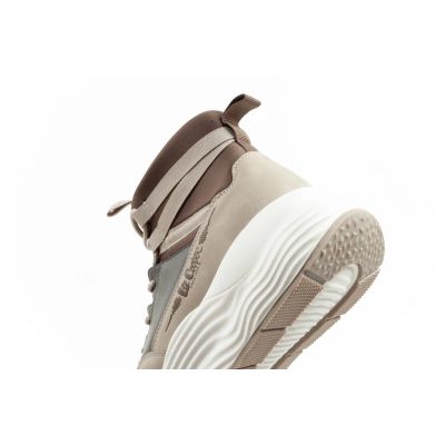 7. Lee Cooper buty sportowe sneakersy damskie modne wygodne za kostkę beżowe