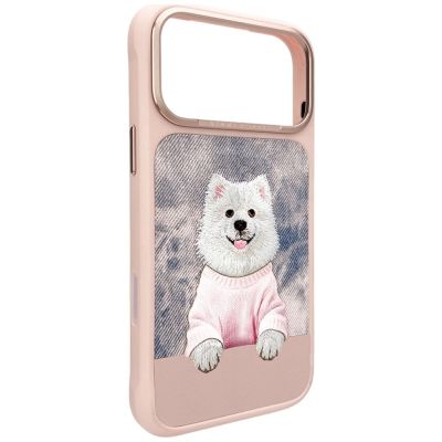 3. Etui Nimmy Gentle Pets Series Dog MagSafe na iPhone 17 Pro Max - różowe