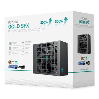 8. Gamer Storm PS750G moduł zasilaczy 750 W 20+4 pin ATX SFX Czarny
