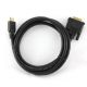 2. Kabel GEMBIRD CC-HDMI-DVI-6 (HDMI M - DVI-D M; 1,8m; kolor czarny)