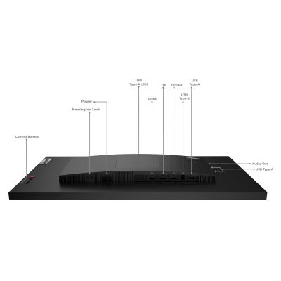 8. Lenovo ThinkVision P27q-30 LED display 68,6 cm (27") 2560 x 1440 px Quad HD Czarny
