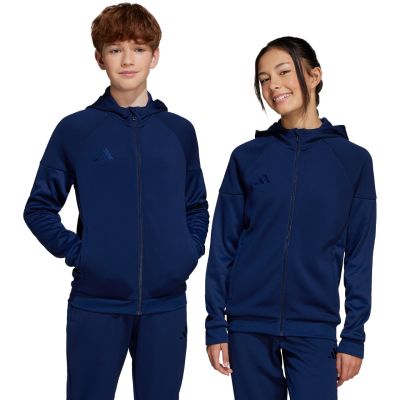 8. Bluza dla dzieci adidas Tiro 25 Full-Zip granatowa JC5127