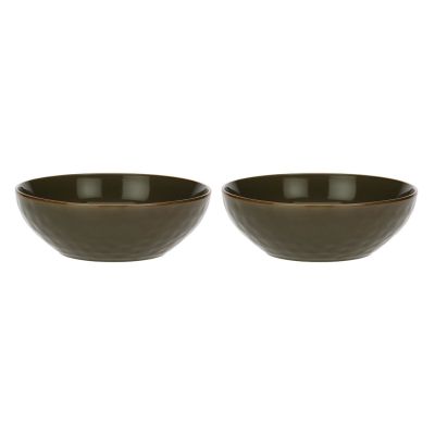 Zestaw 2 misek do sałatek Concerto Grigio Tortora - Szaro-brązowy, 26 cm