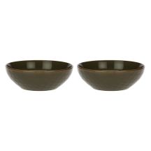 Zestaw 2 misek do sałatek Concerto Grigio Tortora - Szaro-brązowy, 26 cm