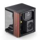 13. Obudowa PC Jonsbo TK-0, Mini-Tower, Mini-ITX, Tempered Glass, Holz - schwarz