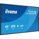 4. Płaski ekran iiyama LH4364UHS-B1AG 43 cale LCD UHD - 109,2 cm