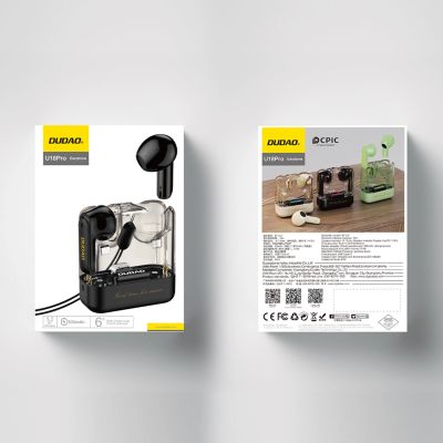 3. Bezprzewodowe słuchawki TWS Dudao U18Pro Bluetooth 5.3 - czarne