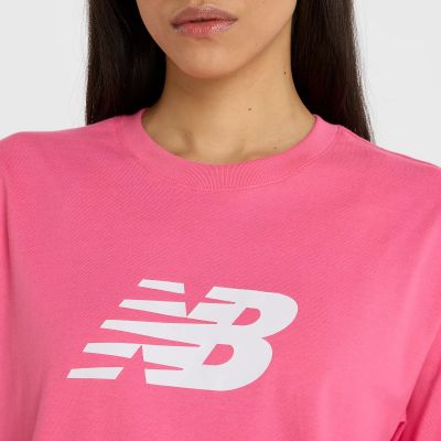 13. Koszulka New Balance Sport Jersey Relaxed Logo W WT43583DAB