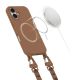 4. Etui Tech-Protect MagNecklace MagSafe ze smyczą na iPhone 16 - brązowe