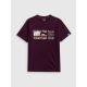 5. T-shirt regular z nadrukiem męski 4F 4FRSS26TTSHM3810-50S