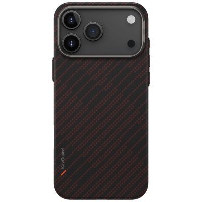 2. Etui UNIQ Keva EDGE Magclick Charging na iPhone 17 Pro Max - pomarańczowe