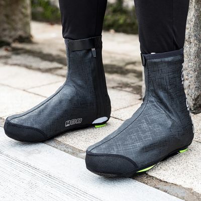 11. Ochraniacze na buty Rockbros LF1081 wiatroodporne wodoodporne 42-46 cm - czarne