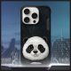 8. Etui Nimmy Big Eyed Pet 2.0 Panda na iPhone 16 Pro Max - czarne