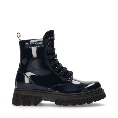 2. Botki Tommy Hilfiger Lace Up Bootie Blue W T4A5-33040-0775800-800