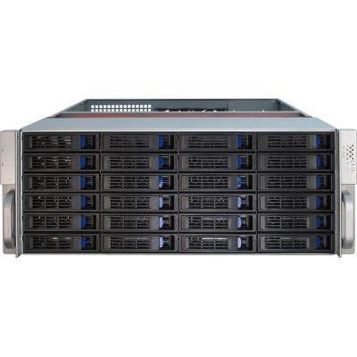 4. Inter-Tech 4U-4424 Rack Czarny, Srebrny