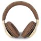 2. Słuchawki nauszne Guess 4G Script Bluetooth - brązowe