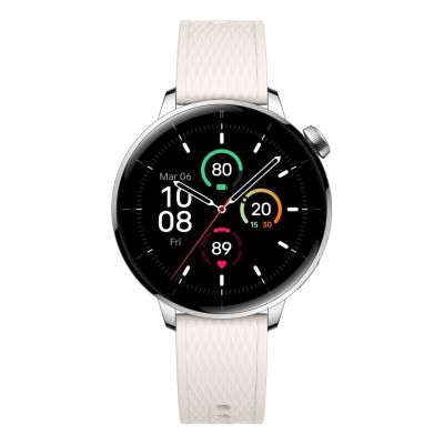 5. OnePlus Watch 3 43mm 3,35 cm (1.32") AMOLED Cyfrowy 466 x 466 px Ekran dotykowy Srebrny, Tytan Wi-Fi GPS