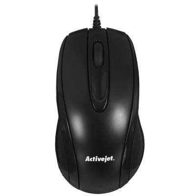 6. Activejet AMY-083 Mysz przewodowa USB (optyczna; 1000 DPI; czarna)
