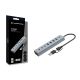 4. Conceptronic HUBBIES20G huby i koncentratory USB 3.2 Gen 1 (3.1 Gen 1) Type-C 5000 Mbit/s Szary