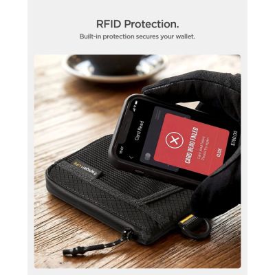 11. Portfel Spigen LF300 RFID - czarny