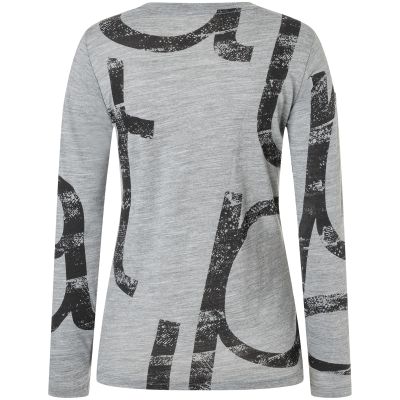 2. Longsleeve SUPER.NATURAL W CAPITAL LOGO LS szary