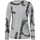 2. Longsleeve SUPER.NATURAL W CAPITAL LOGO LS szary